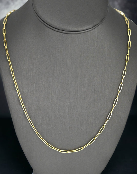 Necklace Paper clip 10 KT $610