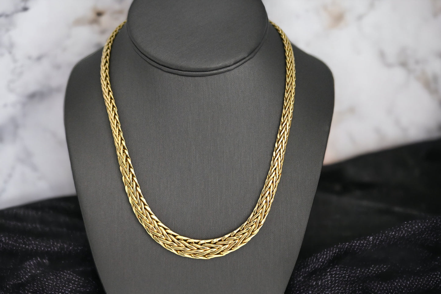 Necklace braided 10kt   $1250