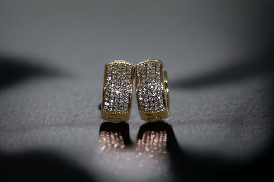 Earring Diamonds 14kt $760